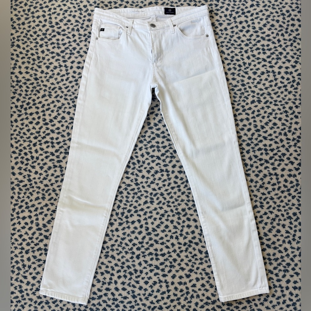 AG Adriano Goldschmied Women’s The Prima Ankle White Jeans